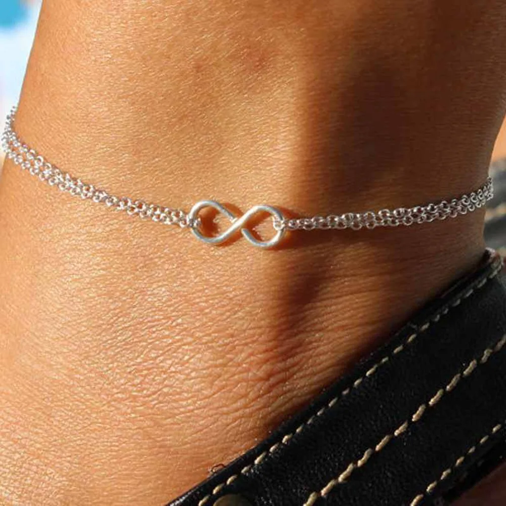 KISSWIFE 2016 New Elegant Plated Double Layer Anklet Ankle Bracelet Chain Multi-Style A Direct Sale KISSWIFE 2016 New Elegant Plated Double Layer Anklet Ankle Bracelet Chain Multi-Style A Direct Sale