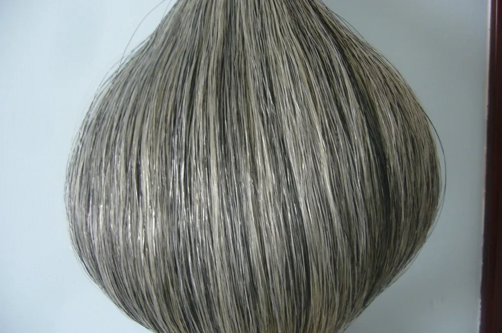 

New Light Grey Horse Tail Hair Extension 90cm 1/2 Lb half pound hair