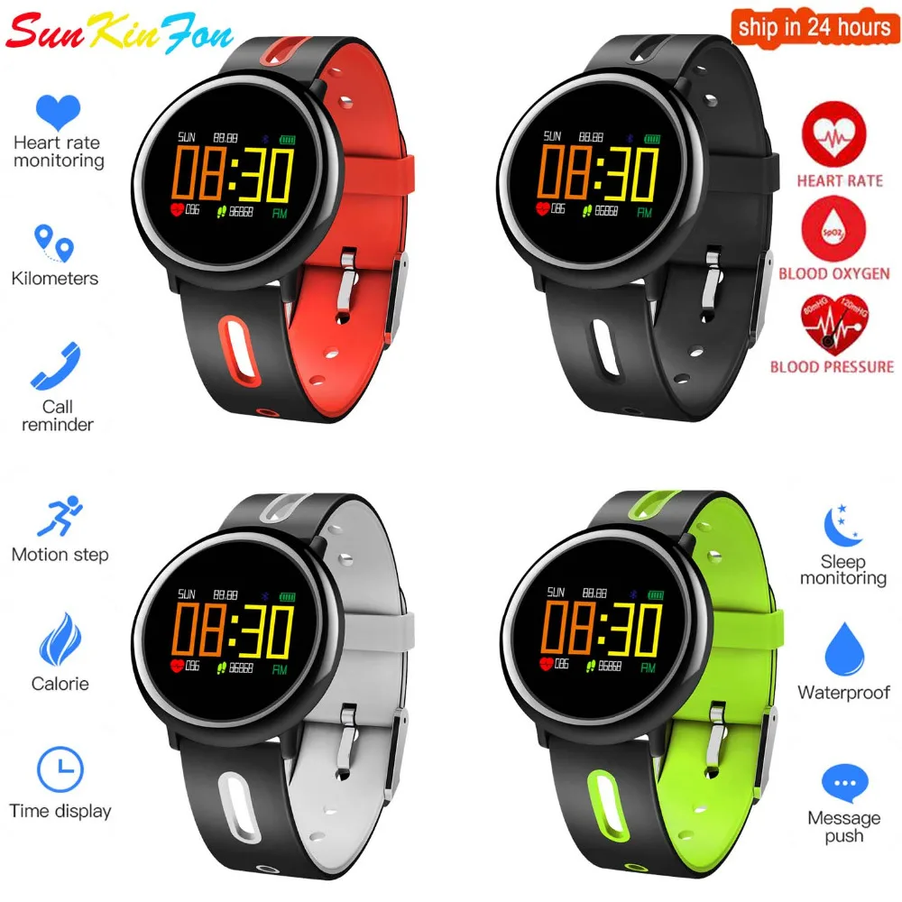 For Samsung Galaxy Note 8 5 4 3 2 Smart Bracelet Band Heart Rate Blood Pressure Oxygen Monitor Fitness Tracker Smart Wristband