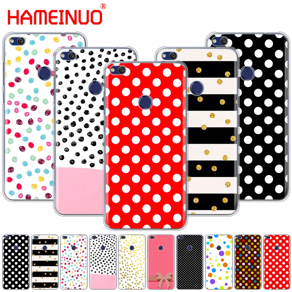 HAMEINUO чехол в горошек для телефона huawei Ascend P7 P8 P9 P10 P20 lite plus pro G9 G8 G7 2017 | Мобильные
