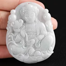 Настоящий натуральный нефритовый нефрит ruyi кулон нефрит буддистский godness гуанин нефрит pendant подвеска Мужская