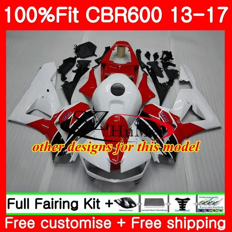 Литые изделия для Honda F5 CBR600RR 13, 14, 15, 16, 17, черного и белого цвета 99SH1 CBR 600RR 600 RR CBR600 RR 2013 обтекатели