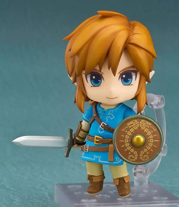 Nendoroid Легенда о Zelda Дыхание Дикого ссылка 733-DX Ver. ПВХ фигурку Коллекционная модель дети Игрушечные лошадки куклы 10 см