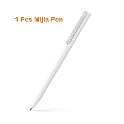 Xiaomi Mijia Sign Pens 9,5 мм шариковая ручка PREMEC гладкая швейцарская металлическая заправка MiKuni Япония чернила добавить ручка черный Заправка - Цвет: 1 pcs mijia pen