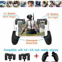 PUBG Mobile Game Pad Controller with L1 R1 Triggers PUGB Phone Gamepad L1R1 Buttons Shooting Gaming Gamepads for iPhone Android