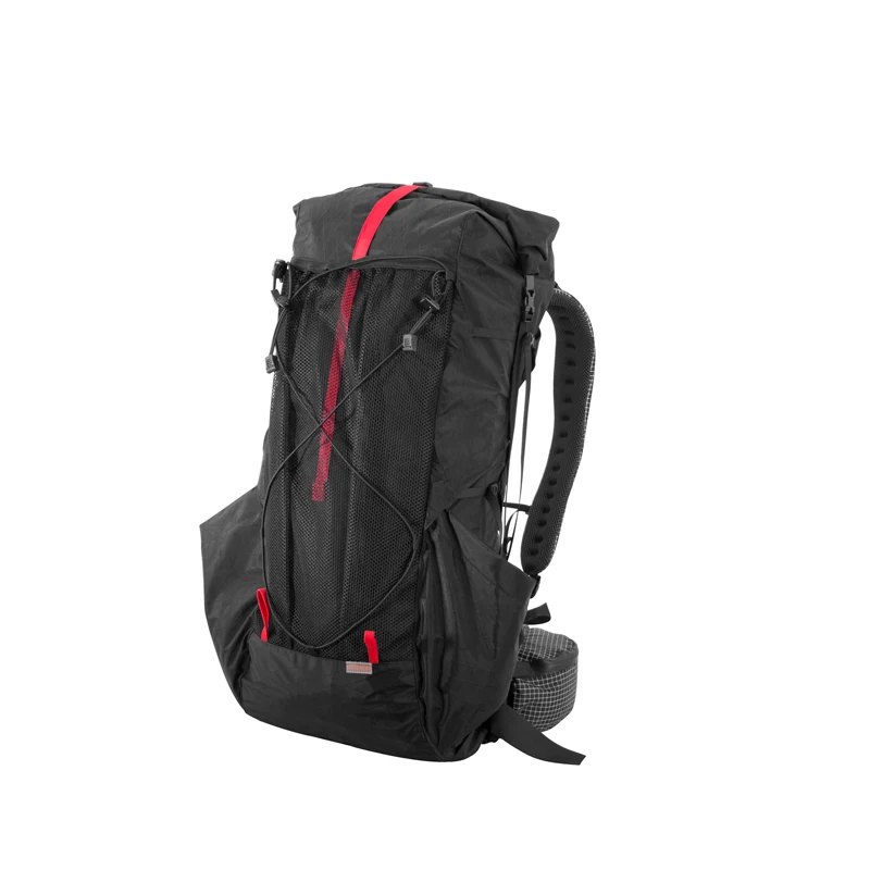 3F UL GEAR 35L-45L легкий прочный туристический походный рюкзак для улицы ультралегкий безрамный пакет XPAC& UHMWPE сумки - Цвет: XPAC black L