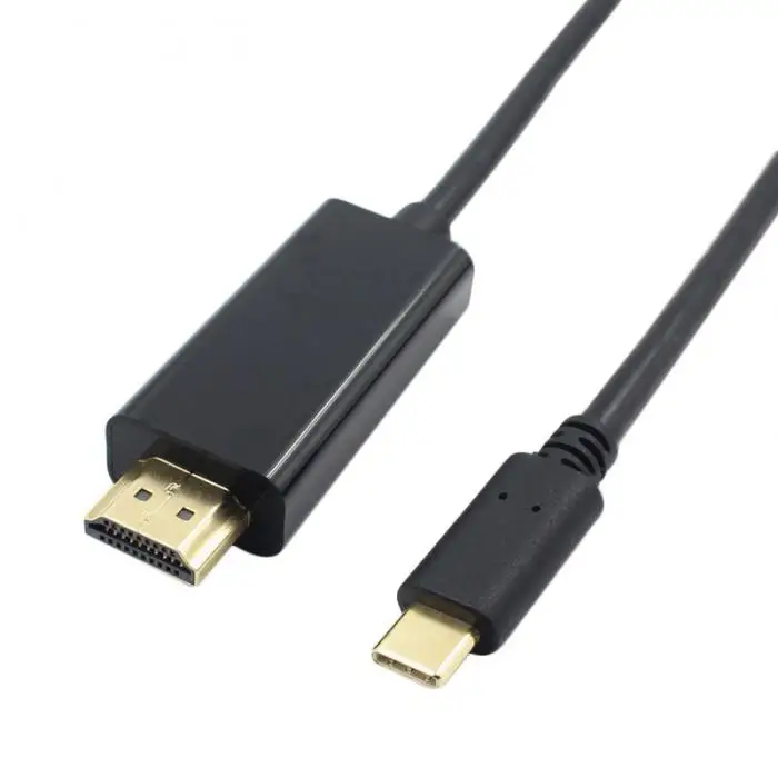 1,8 м Тип usb C 3,1 мужчина к HDMI Женский 4k 1080P Кабель-адаптер для ноутбуков HDTV видео наблюдения передачи оборудования