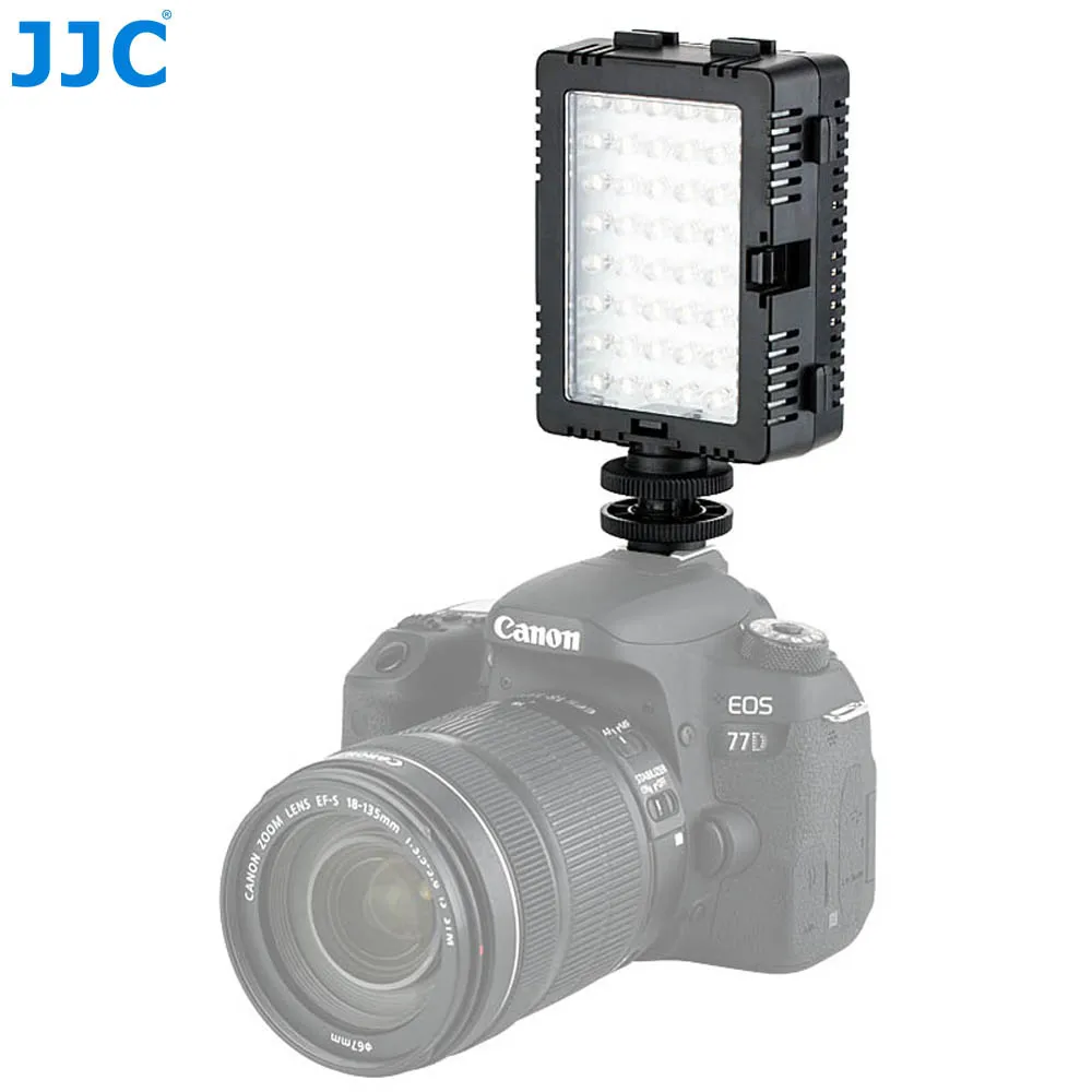 

JJC LED-48DII Professional On-Camera Light Features 48 Ultra-bright LEDs For Sony/Nikon/Canon/FUJIFILM/PANASONIC/OLYMPUS