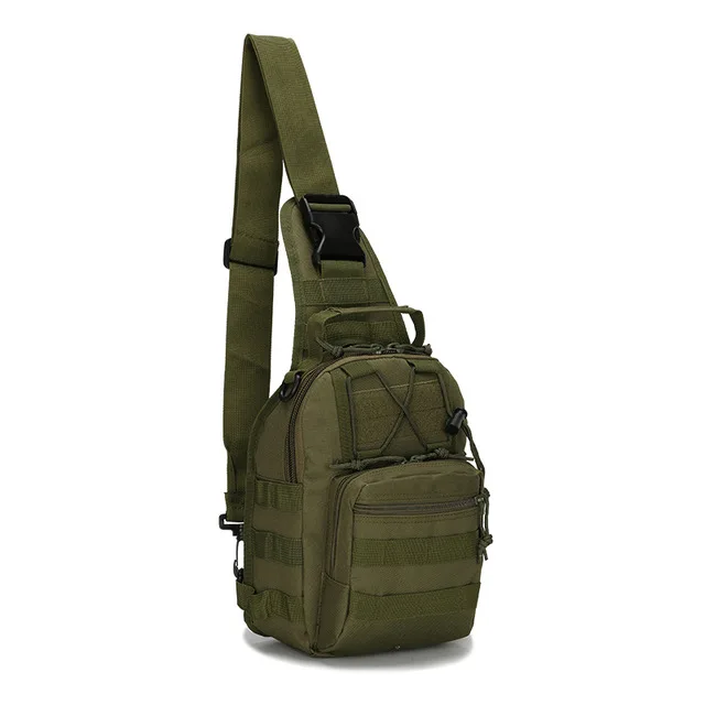 600D спортивная сумка на плечо, военная походная сумка, тактический рюкзак, походная сумка - Цвет: green