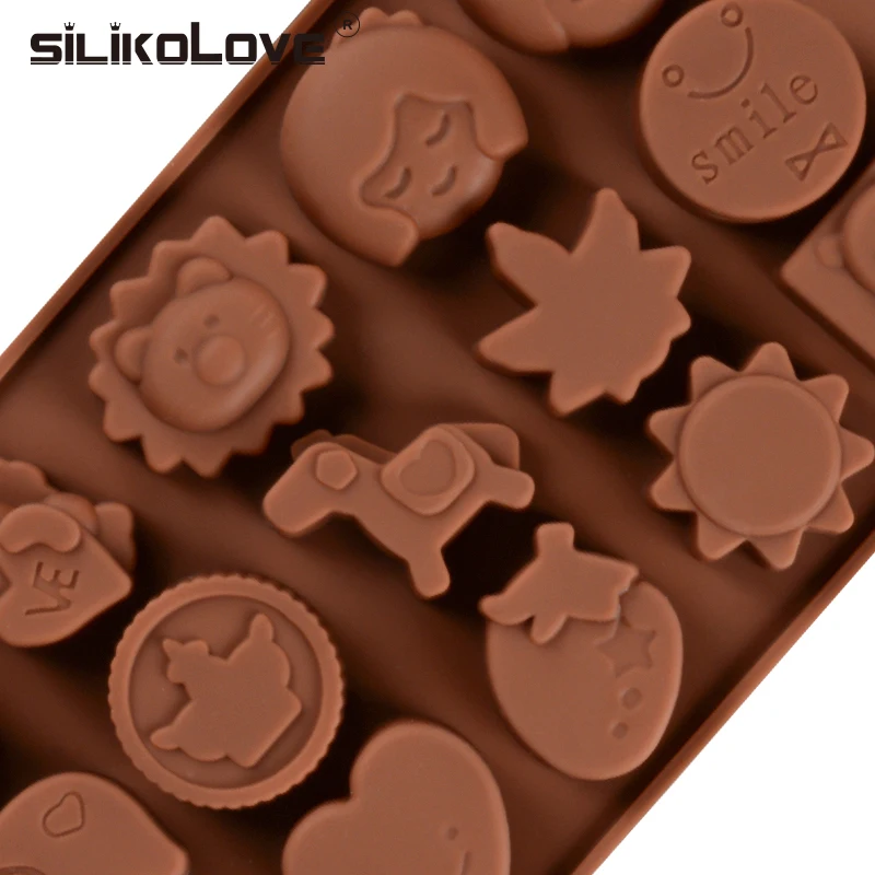 SILIKOLOVE новые формы для торта индивидуальная 15 полостная форма FDA LFGB силиконовые