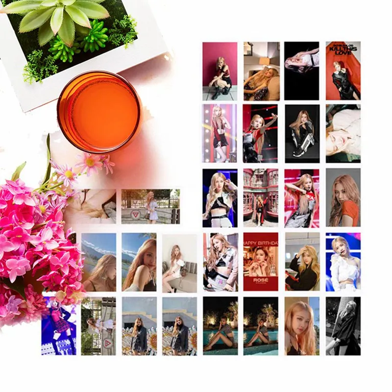 30 шт./компл. blackblackpink альбом Kill This Love самодельная бумага Lomo карта фото карта HD Фотокарта Ans Подарочная коллекция канцелярские принадлежности