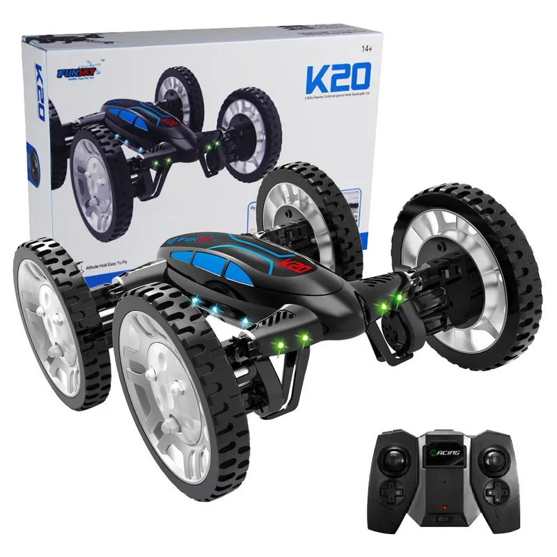 K20 RC летательный аппарат Квадрокоптер Дрон воздушный Land Car двойного назначения