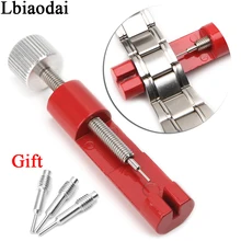 Lbiaodai часы ремешок для apple Watch samsung fitbit часы Регулируемый Remover Комплект металлический ремешок браслет Ссылка булавки ремонт инструмент