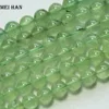 Meihan-abalorios redondos y lisos de Prehnita natural para fabricación de joyas, 1 hilo, 9,5-10mm, Envío Gratis ► Foto 2/2