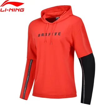 

Li-Ning Unisex BAD FIVE Basketball Sweater Loose Fit 100% Cotton li ning LiNing Hit-Color Fitness Sports Hoodie AWDP072 MWW1579