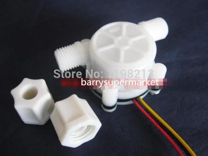 

50pcs New G1/4 Water Flow Sensor Switch Meter Counter Hall Sensor Flowmeter 0.5-5L/min 0.8MPa