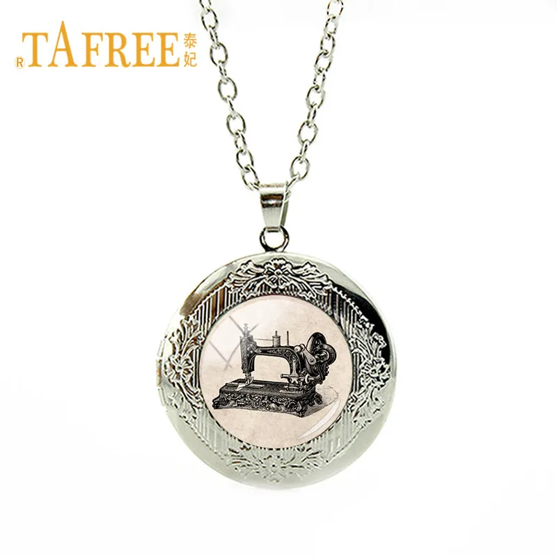 TAFREE ожерелья с кулоном в виде швейной машинки для женщин