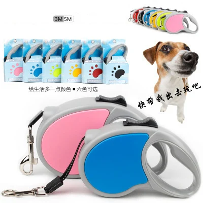 

Leash for Dog Pet Retractable Leash 3M 5M For 20kg 50kg Pet 6 Colors Medium and Large Dog Pet Puppy Automatic Leash Lead