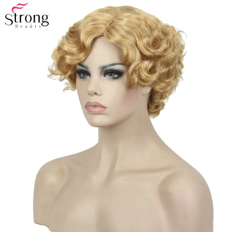 TY 321 80-144  Costumes Women's Flapper Wig  golden blonde (6)