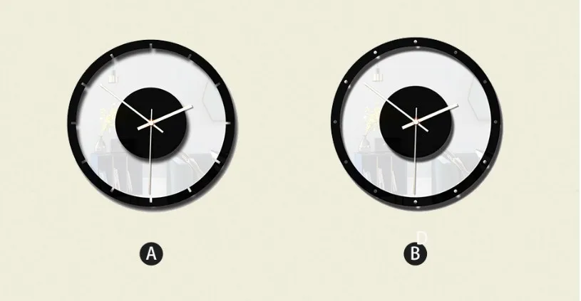 Новые продукты горячие европейские минималистичные креативные домашние настенные часы для гостиной художественные прозрачные акриловые часы
