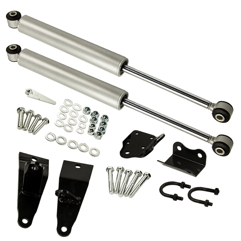 

Dual Steering Stabilizer for Dodge Ram 3500 4WD 4X4 2003 - 2012 Dual Steering Stabilizer For Dodge Ram 2500 2003 - 2013