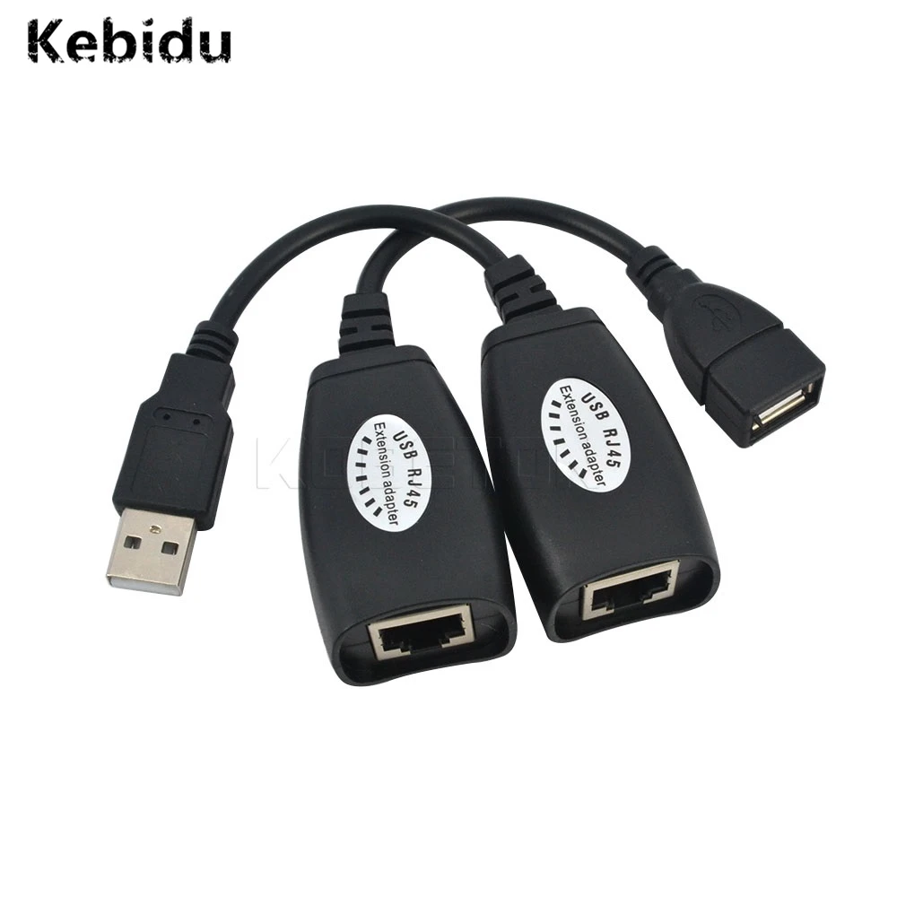 Удлинитель сетевой Kebidu USB 2 0 со штекером на гнездо Cat6 Cat5 Cat5e 6 Rj45 LAN Ethernet |