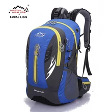 LOCALLION Outdoor Climbing Cycling Backpacks 40L Brand Sports Mountaineering Bag Rucksack Waterproof Nylon Travel SPORTS Bag