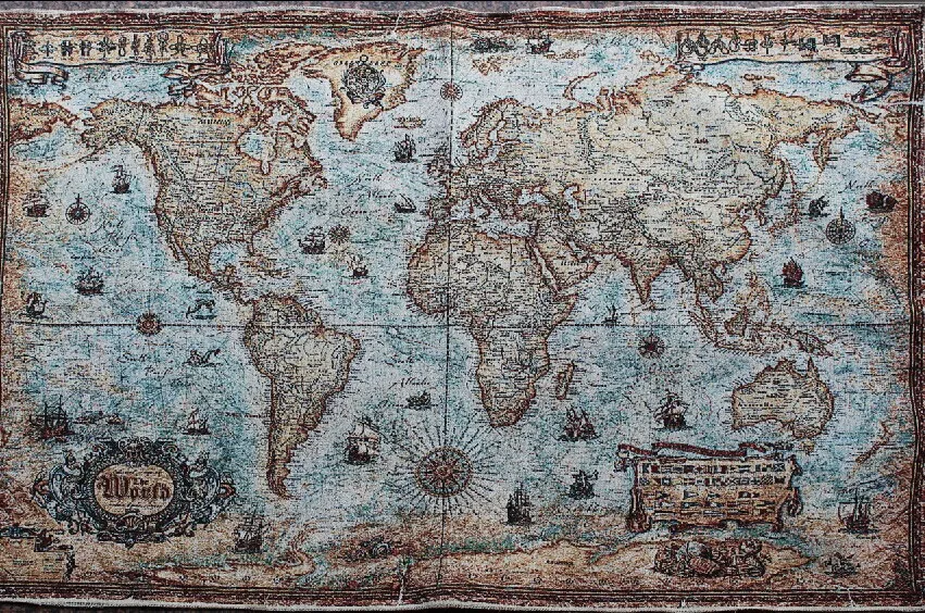 Tapestry vintage map of the world decorative paint. Map Of The World Tapestry Map Of The World Tapestry Tapestry vintage map of the world decorative paint.