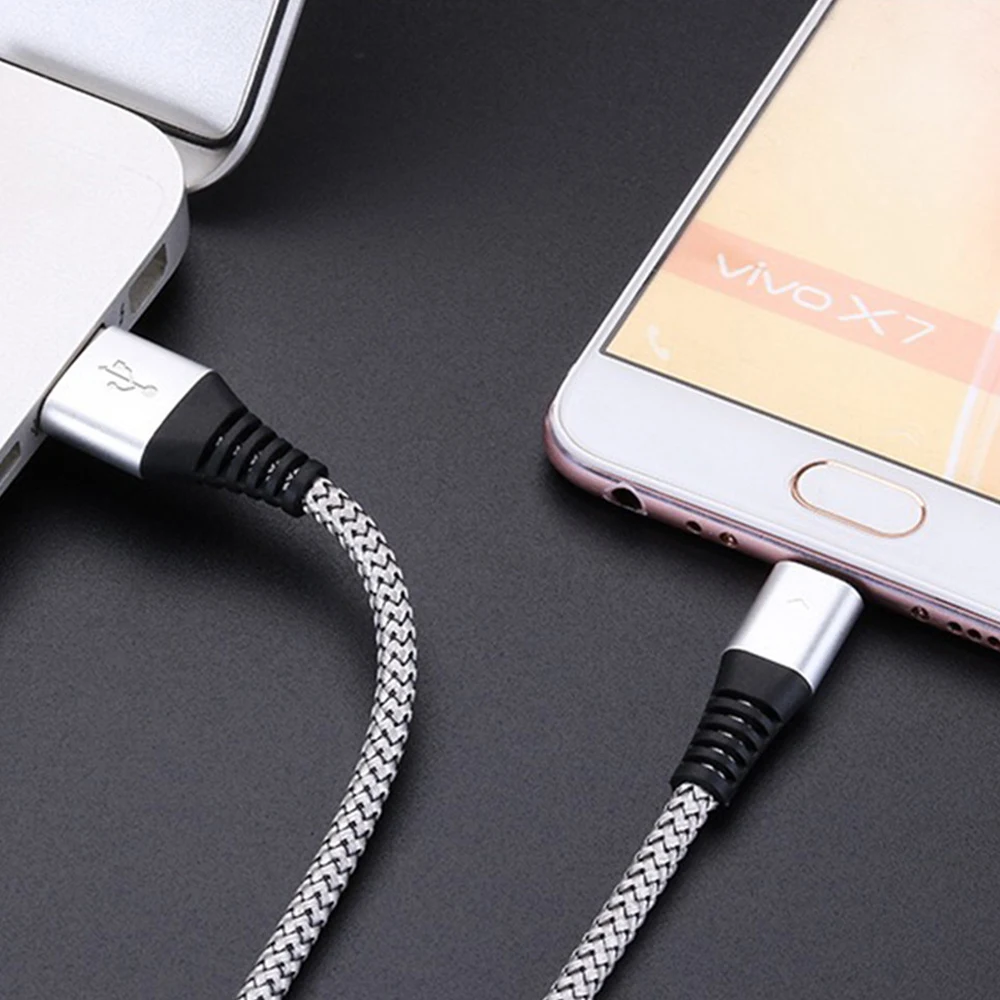 NOHON Micro USB Charge Data Sync Cable For Samsung Galaxy S7 S6 Huawei P8 Xiaomi Redmi Note 4 4X Phone Fast Charging Cables 1.2M