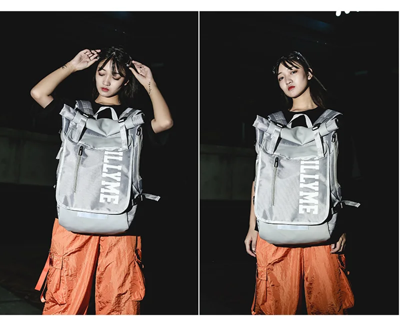 Hip hop Style Unisex Backpack Street Fashion Harajuku Letter Print Travel Bag Sports Backpack 9 20190118_004312_002