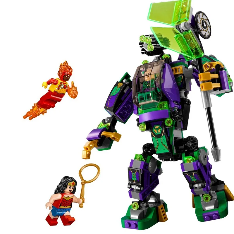 

Lex Luthor Mech Takedown Batman Building Blocks Figures Compatible Legoing Super Heroes Batman Toys for Children Kid
