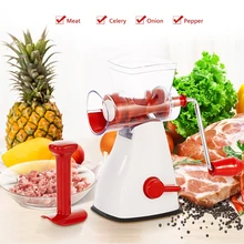 Многофункциональная бытовая ручная мясорубка Овощной измельчитель чеснок фрукты Мясорубка колбаса пищевой миксер блендер орехи травы