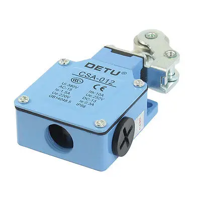 

CSA-012 AC 250V 1.5A DC 220V 0.3A Momentary Roller Lever Actuator Limit Switch