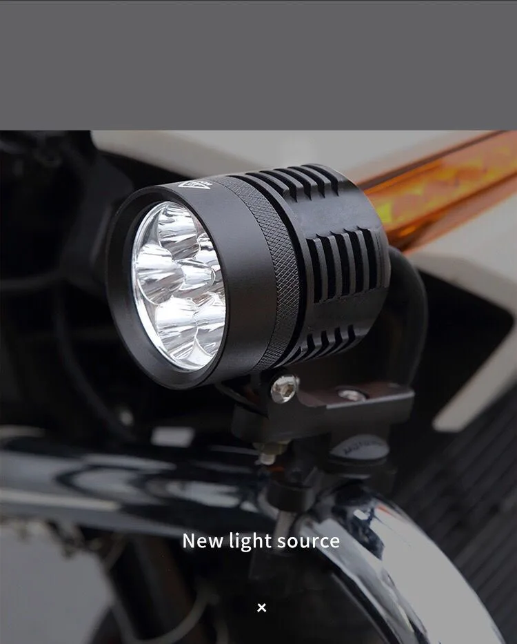 Мотоцикл вспомогательный свет светодиодный 6000 K с жгут проводов светодиодный вождения противотуманных фар для BMW R1200GS F800GS Universal Moto мотоциклы