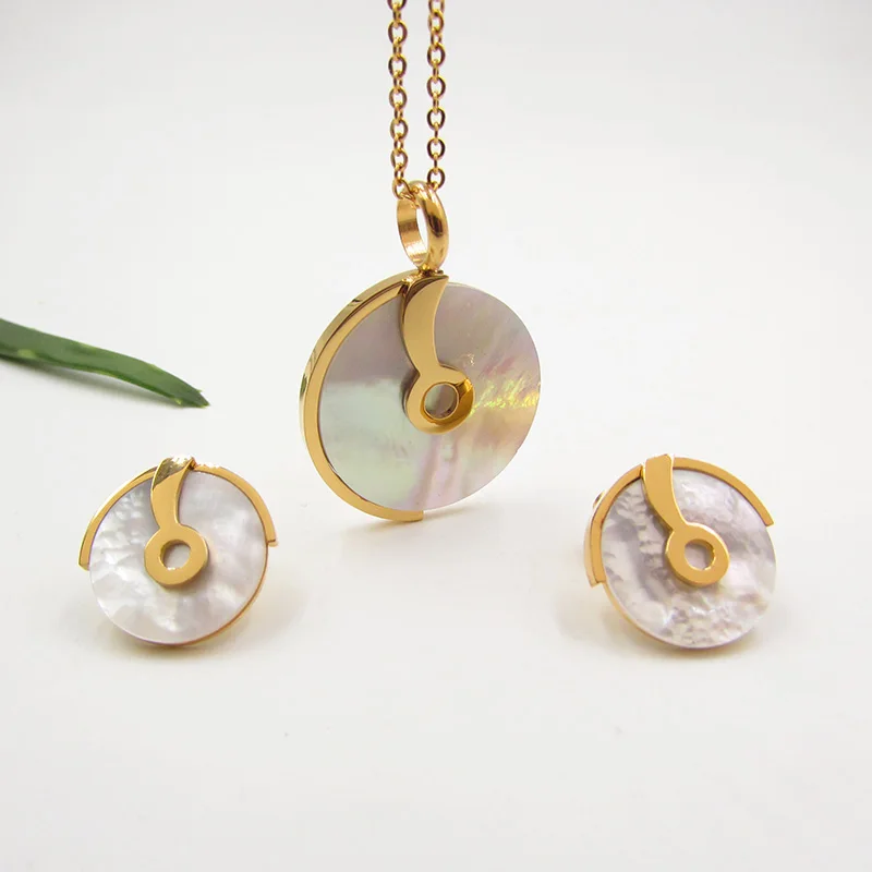 

jewelry sets pendant necklaces earrings For Women Wedding shell jewelry parure bijoux femme for woman Christmas gift