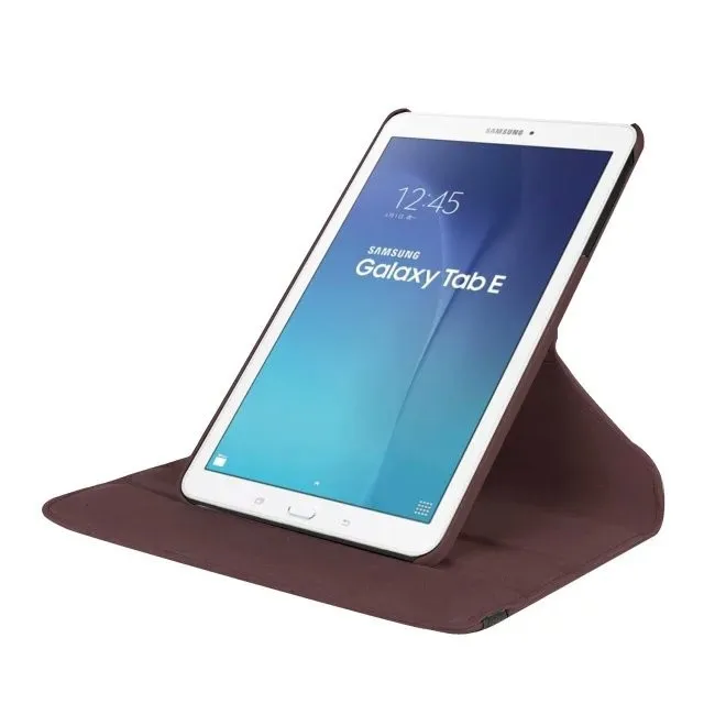 4 в 1 модный вращающийся на 360 Градусов Кожаный чехол для samsung Galaxy Tab E 9,6 T560 T561 чехол для планшета+ защита экрана+ OTG+ ручка
