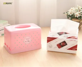 

1PC Tissue Case Rectangle Creative Plastic Tissue Box Table Desktop Removable Tissue Pumping Tray Simple Home Decoration LF 005