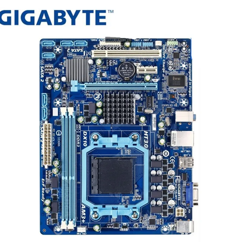 Десктопная Материнская плата GIGABYTE 760G разъем AM3 + DDR3 16G ATX для AMF FX/Phenom II/Athlon II