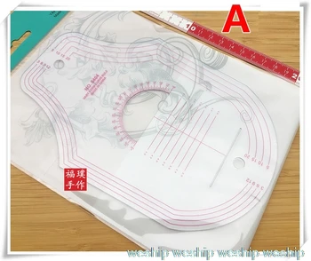 

Acrylic vary form curve rule/Sleeve curve ruler Drawing and positioning ruler for patchwork /Making clothes 1 order=1 pc