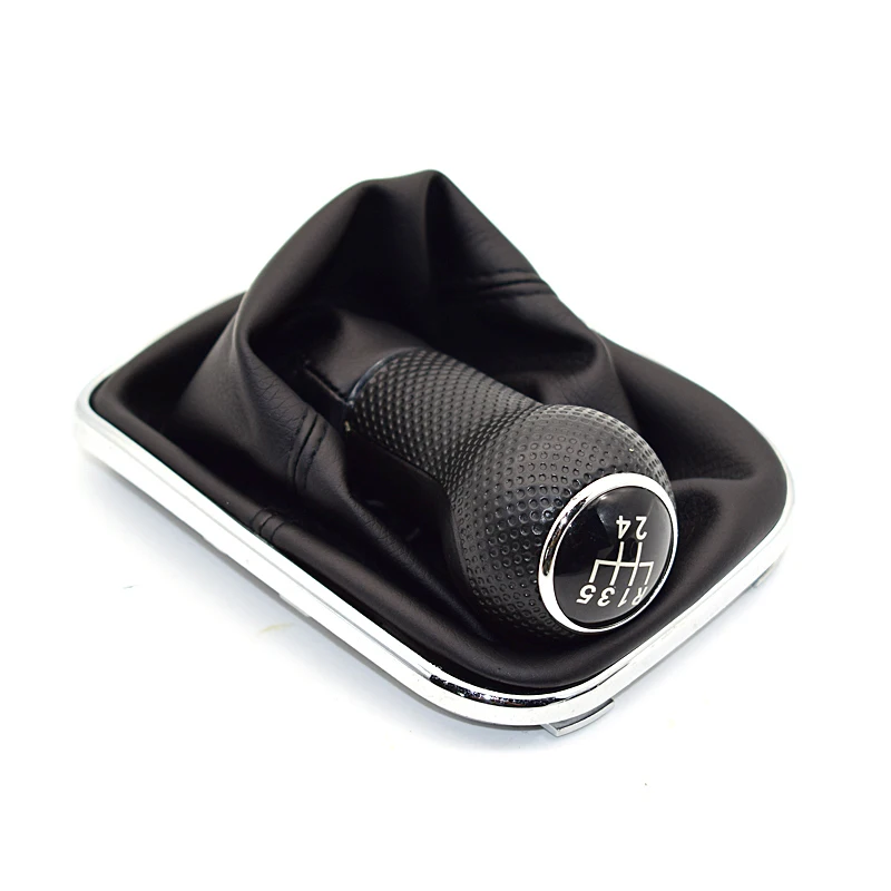 Gear Shift Knob 12mm 5 Speed Lever Shifter Gaiter Boot For Volkswagen VW Golf 4 IV MK4 GTI R32