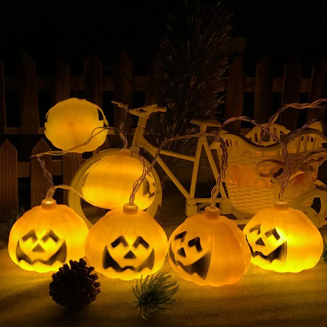 

Pumpkin Lantern Shape LED String Light 6 Halloween Christmas 10LM IP65 Decor lantern shape string lights. 54g