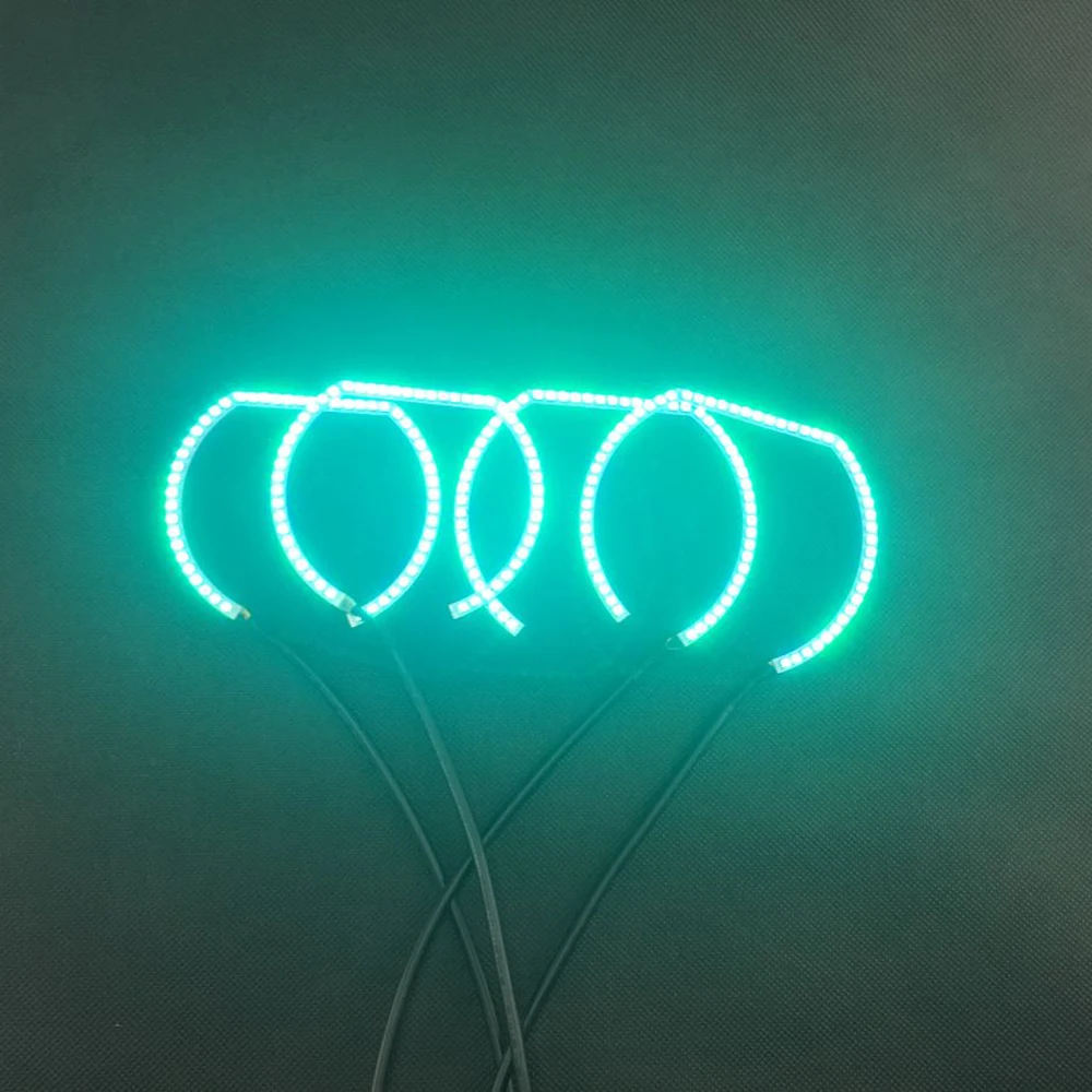 Подкова 5050 RGB led SMD ангельские глазки Halo кольца огни для BMW F30 E90 E92 M3 M4 фары|light for