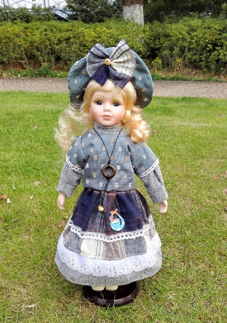 41 см русская фарфоровая кукла девочка 16 дюймов прекрасная керамика русская девочка принцесса ребенок Виктория подарок на Рождество