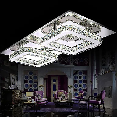 Luminaire Modern LED Crystal Ceiling Light Lamp For Home Lighting Living Room Lights Lustres De Sala Cristal