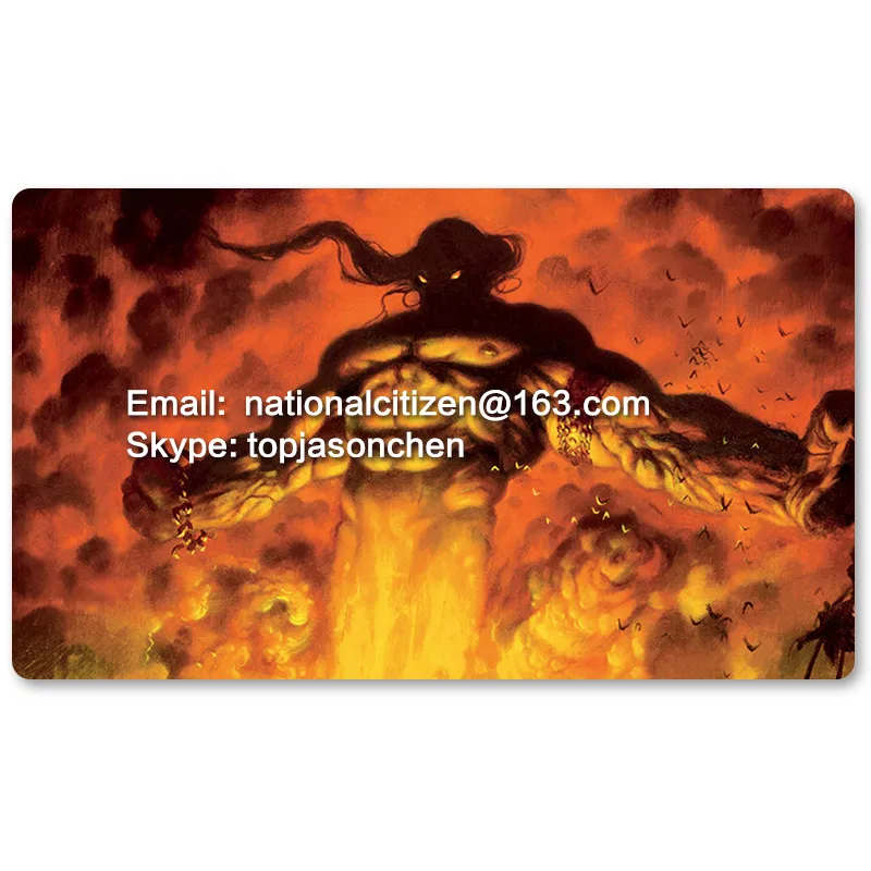 

Many Playmat Choices -Mahamoti Djinn- MTG Board Game Mat Table Mat for Magical Mouse Mat the Gathering