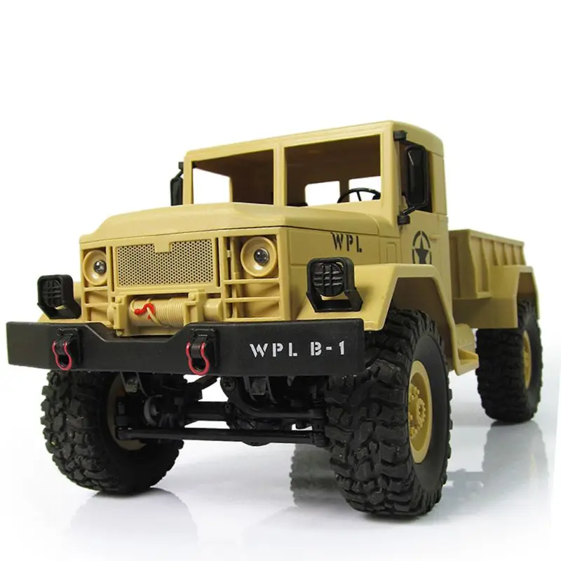 WPL B14 RC автомобиль 1/16 Рок Гусеничный внедорожник 4WD 2,4G военный грузовик автомобиль забавная игрушка