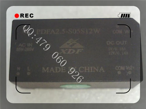 

[ZOB] XDF xindafei power module 2.5W 220V 5V 12 AC-DC PDFA2.5-S05S12W --5PCS/LOT