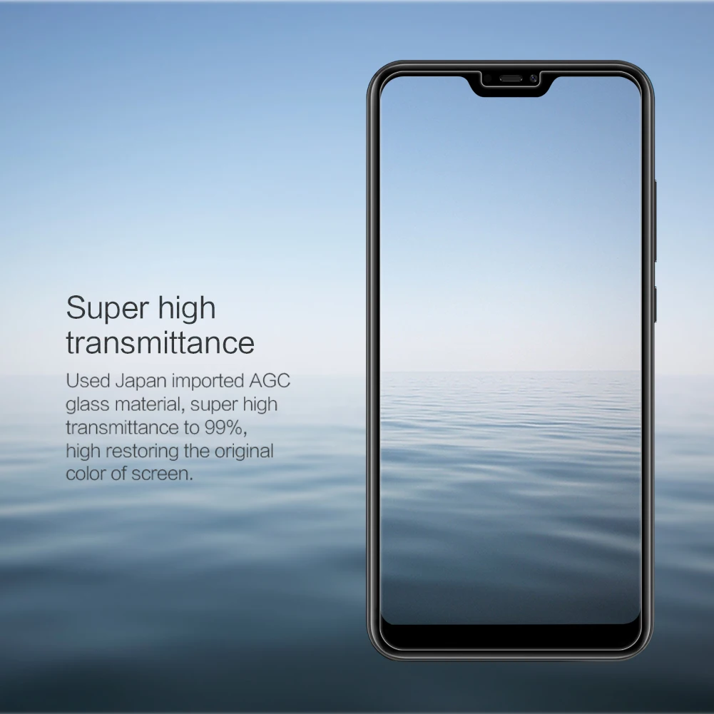 Xiaomi Mi A2 Lite Tempered Glass Xiaomi Mi A2 Lite Glass 5.84'' Nillkin Amazing H 0.33MM Screen Protector for Redmi 6 Pro