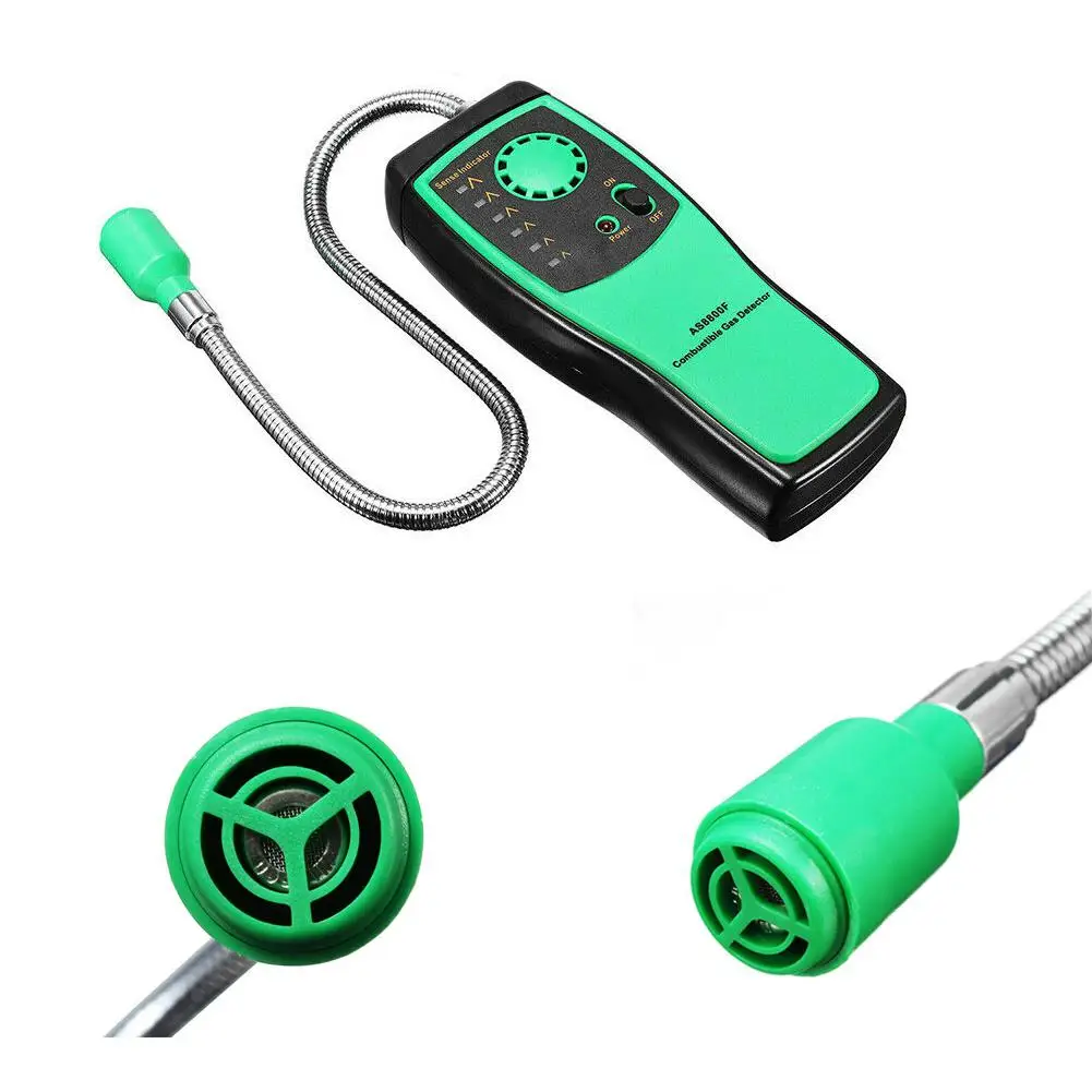 

AS8800F Portable Combustible Gas Detector Methane natural Gas Leak Analyzer Tester(Without Battery)