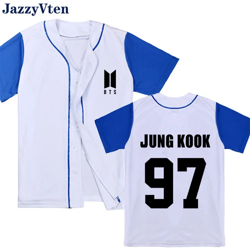 HIPJazer brand hiphop street jerseys Korea star J hope Men and women